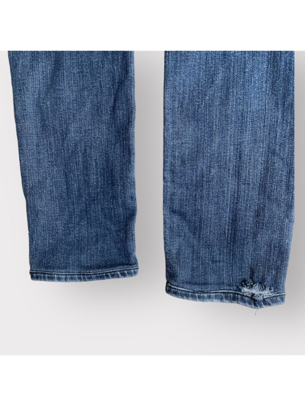 AG Adriano Goldschmied Size 27 Blue Denim Stevie Ankle Slim Straight Leg Jeans - Picture 11 of 11